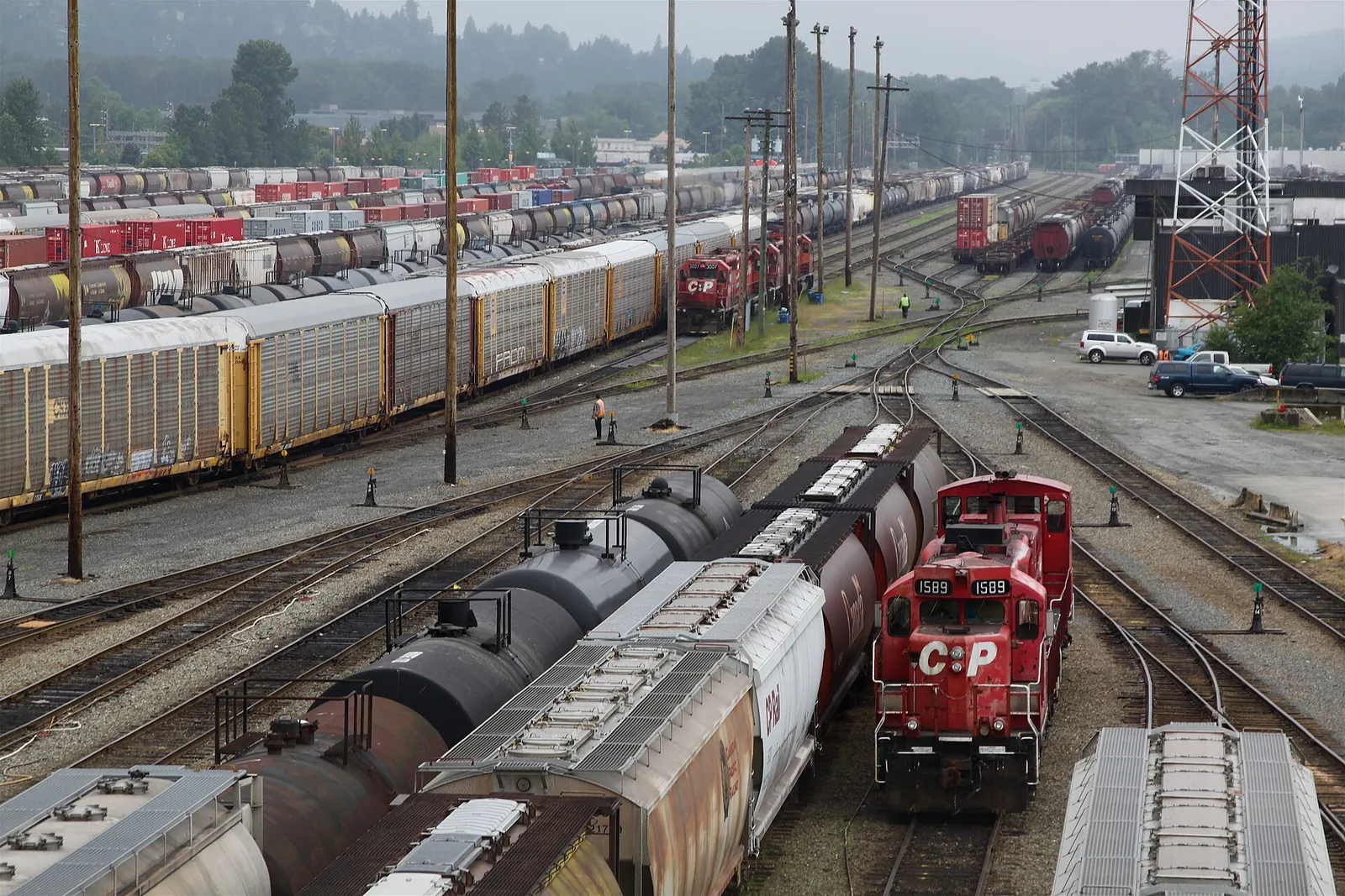Canadian Pacific Railway yard, Port Coquitlam BC (5945915219)