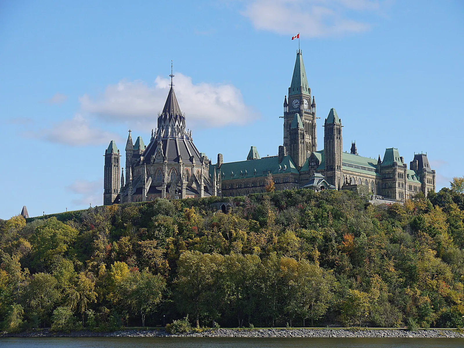 Parliament Hill from the Ottawa River