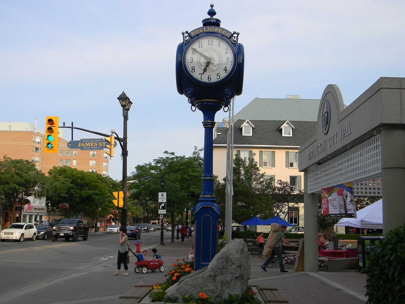 02Street clocks in Burlington, Ontario, Canada