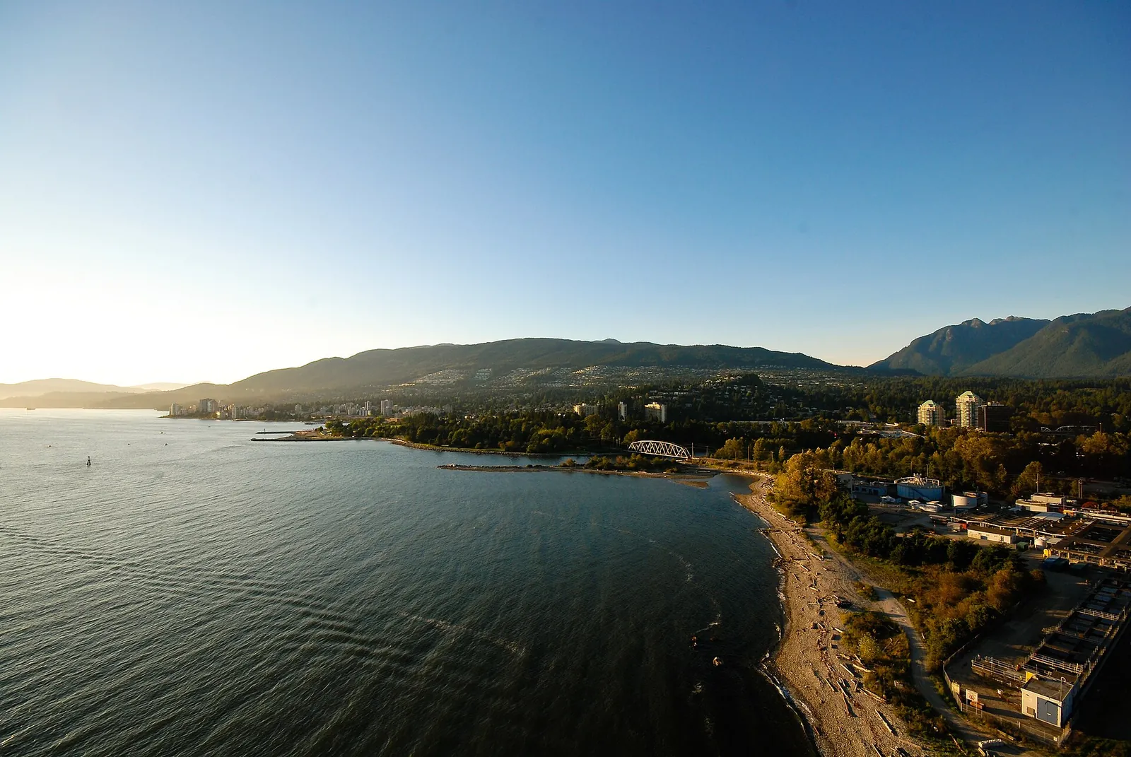 North Vancouver from the Lions Gate Bridge